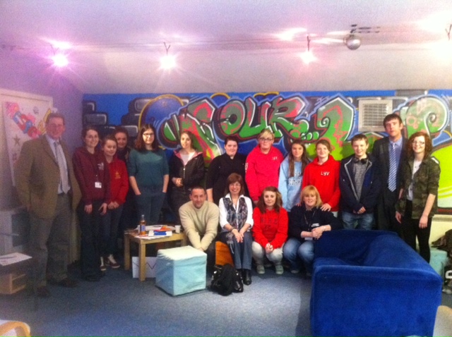 Lockerbie Youth Centre, Cllrs, Group and Graffiti wall