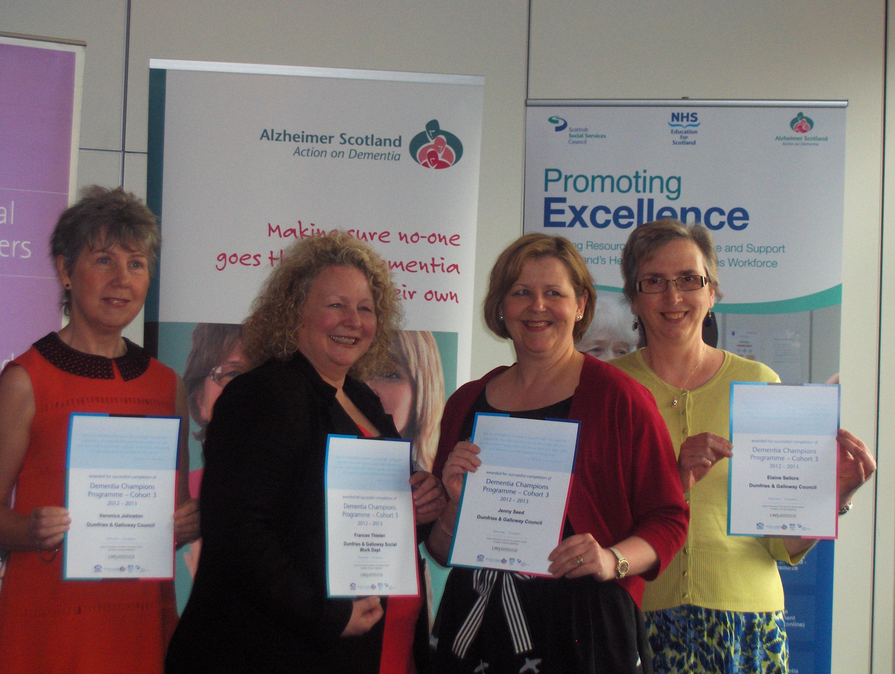 Dementia champions from Social Work