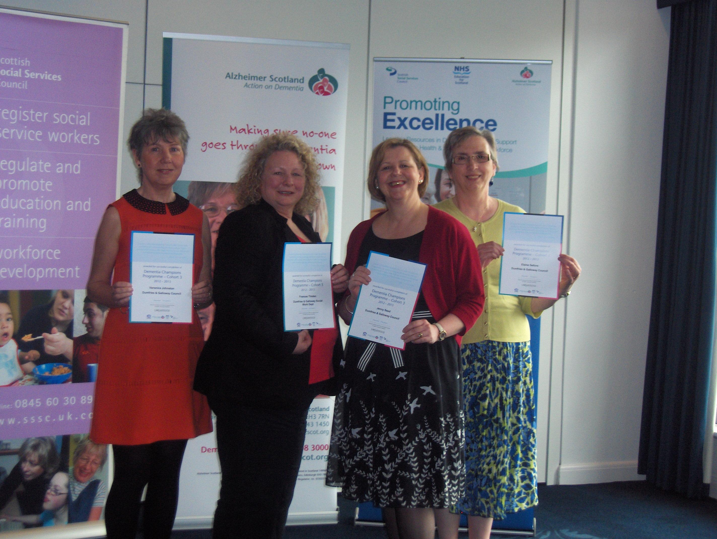 Dementia champions from Social Work (2)