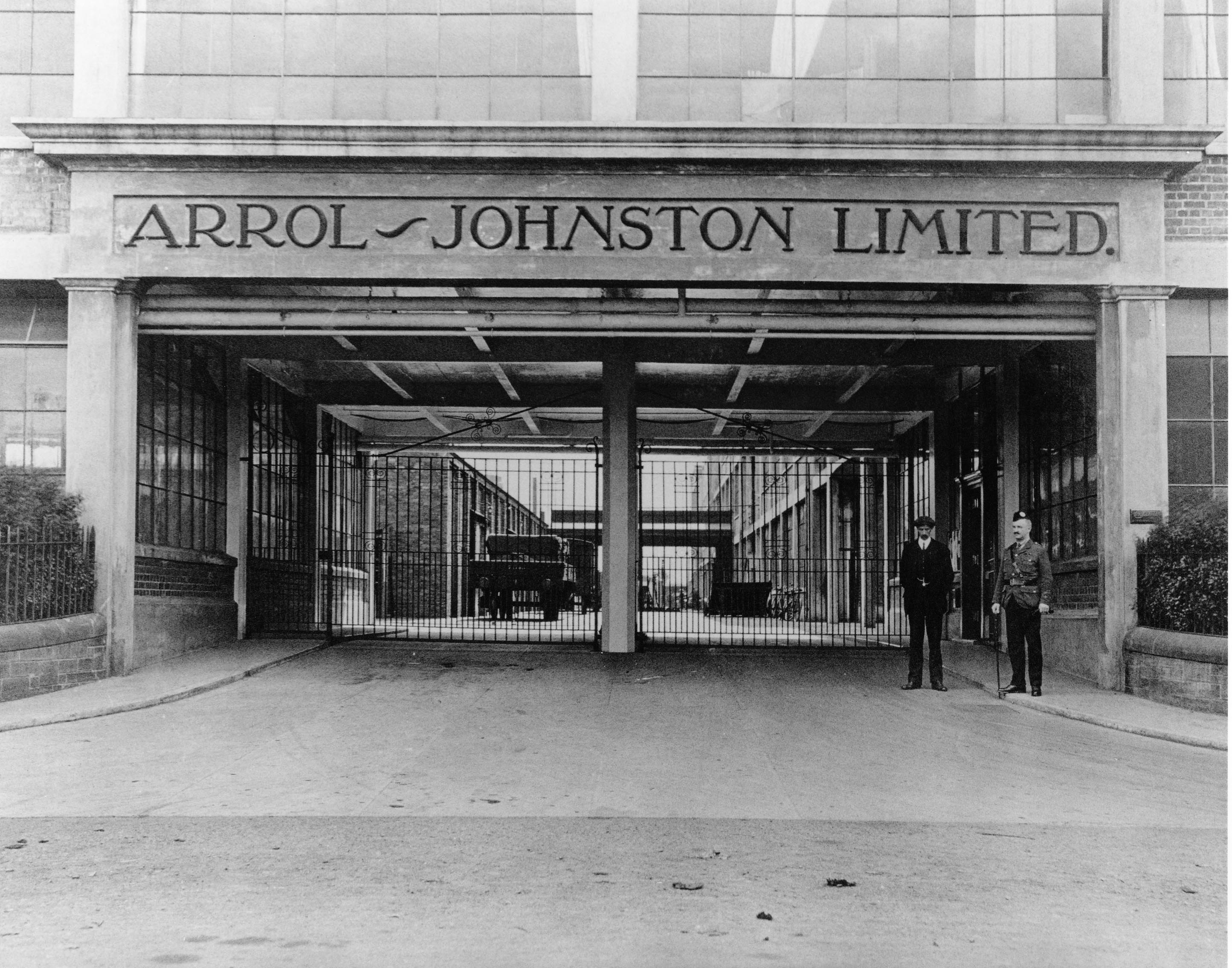 Entrance to Arrol Johnstone factory 1914-18